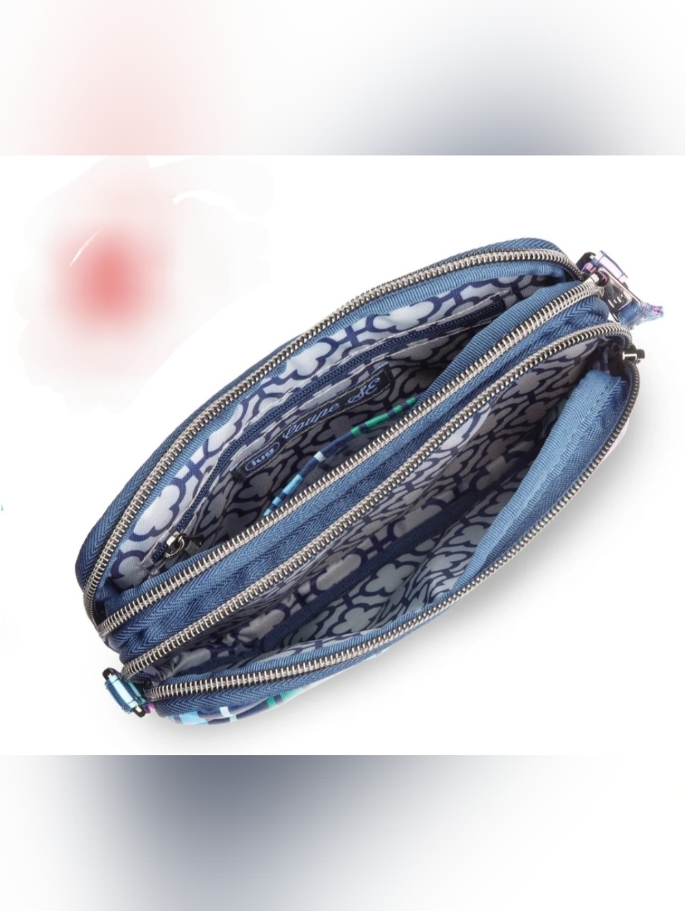 Lug Coupe SE Lovestripe multi bag 7"W x 4.75"H x 1.5"D - Picture 2 of 5